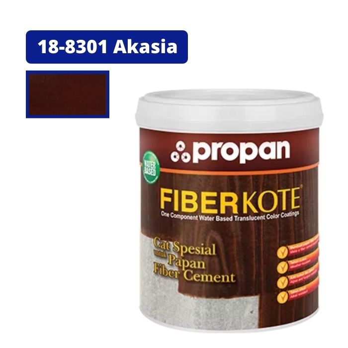 Jual Cat Papan Fiber Propan Fiberkote 888 Interior Dan Eksterior 18 8301 Akasia 1 Liter 2627