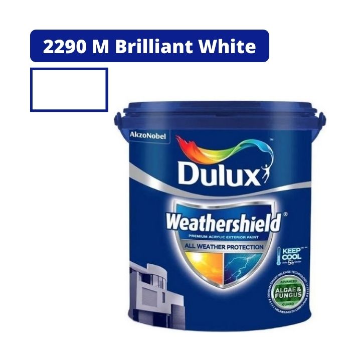 Jual Cat Tembok Dulux Weathershield Eksterior A918 2290 M Brilliant