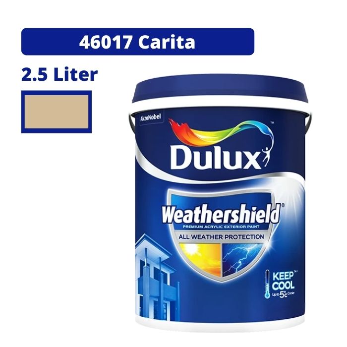 Jual cat tembok dulux weathershield eksterior a918 46017 carita