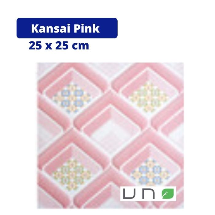 Jual Keramik Kamar Mandi Uno Kw 1 Kansai Pink 25 X 25 Cm Dus 16 Pieces