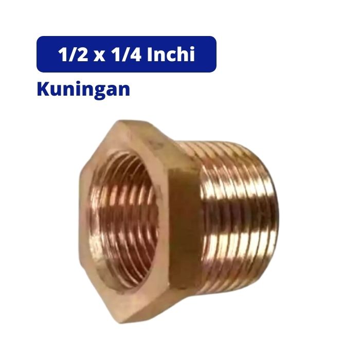 Jual Sambungan Pipa Vlok Ring Drat Luar Dalam Kuningan X Inchi Saudara Com