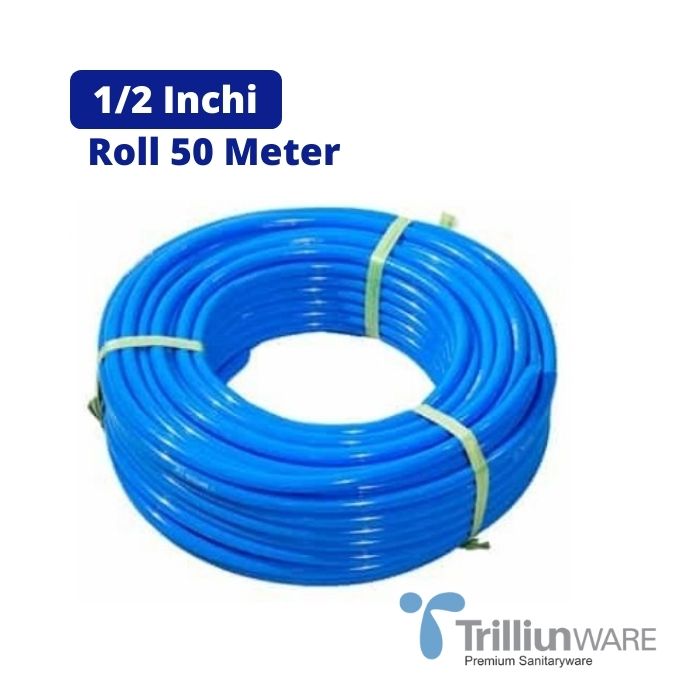 Jual Selang Air Elastis Trilliun Dof Biru Inchi Roll Meter