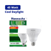 Jual Lampu Bohlam Hannochs Premier Jumbo Hemat Energi Cool Daylight 45 ...